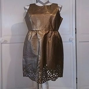 Michael Kors Gold cocktail dress